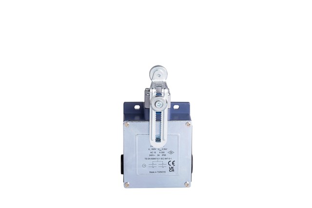 L54 Metal Gövde 18 mm Metal Ayarlanabilir Kollu Makara Ani Hareketli 2* (1NC+1NO ) Sınır Şalter